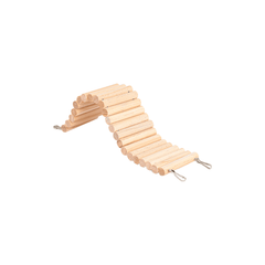 Wooden Flexible Climbing Bridge