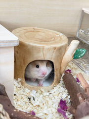Ceramic Tree Stump Hideout