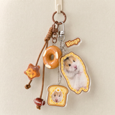 Custom Tiny Pet Photo Keychain