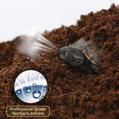 Natural Coconut Substrate for Reptile & Amphibian Habitats