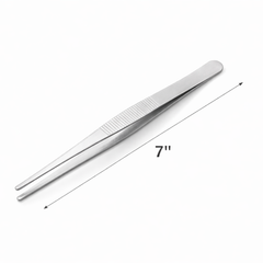 Stainless Steel Straight Feeding Tweezers