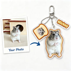 Custom Pet Photo Keychain