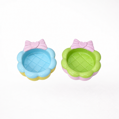 Waffle Ice Cream Hamster Food & Water Bowl