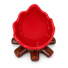 Campfire Ceramic Hamster Food Bowl