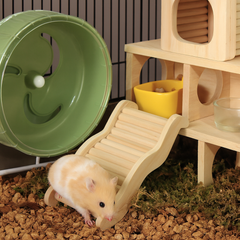 Wooden Wave Climbing Ladder