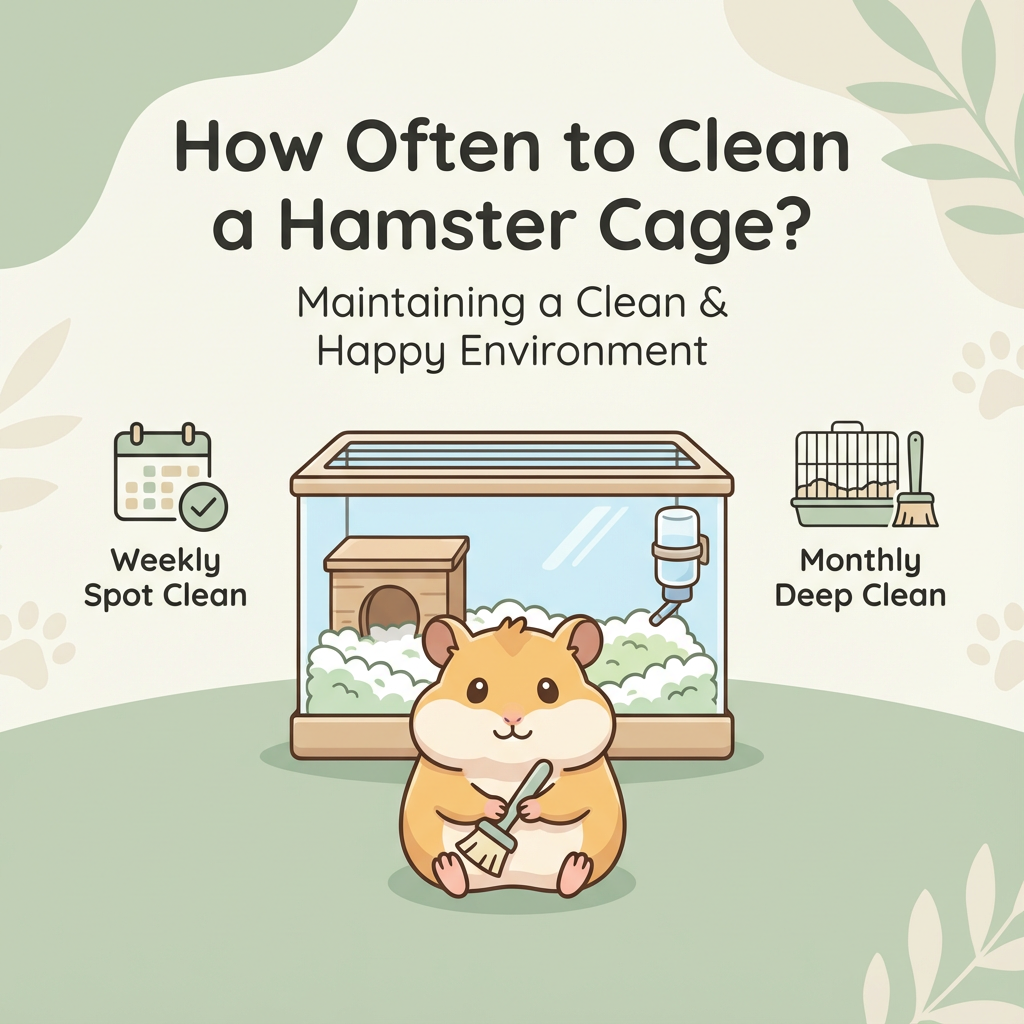 How Often to Clean a Hamster Cage?