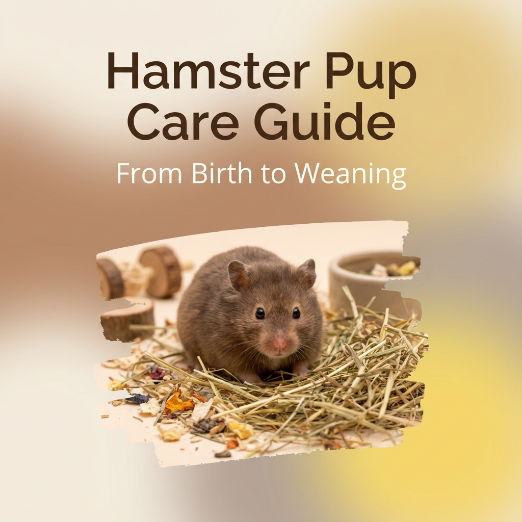 Hamster Pup Care Guide: From Birth to Weaning