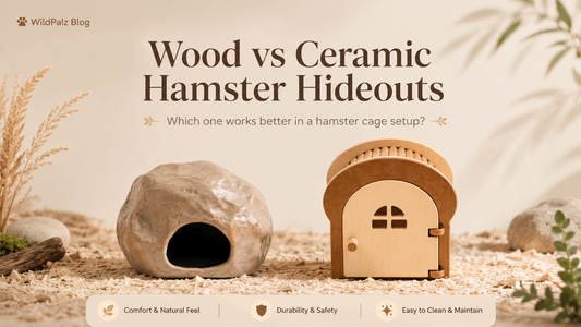 Wood vs Ceramic Hamster Hideouts: Which One Should You Choose?