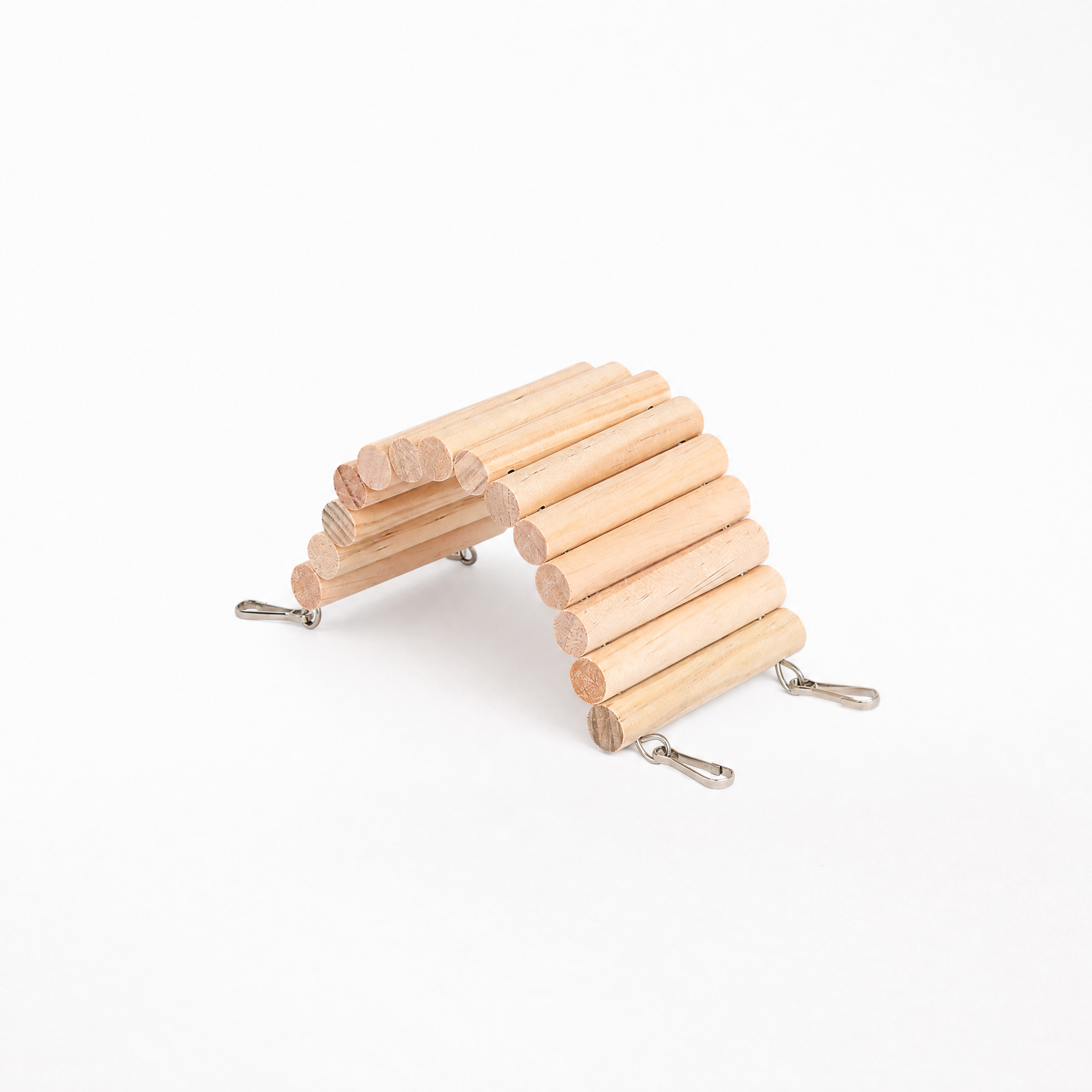 Wooden Flexible Climbing Bridge