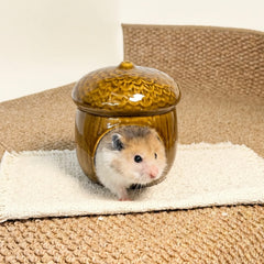 Pinecone Ceramic Hamster Hideout