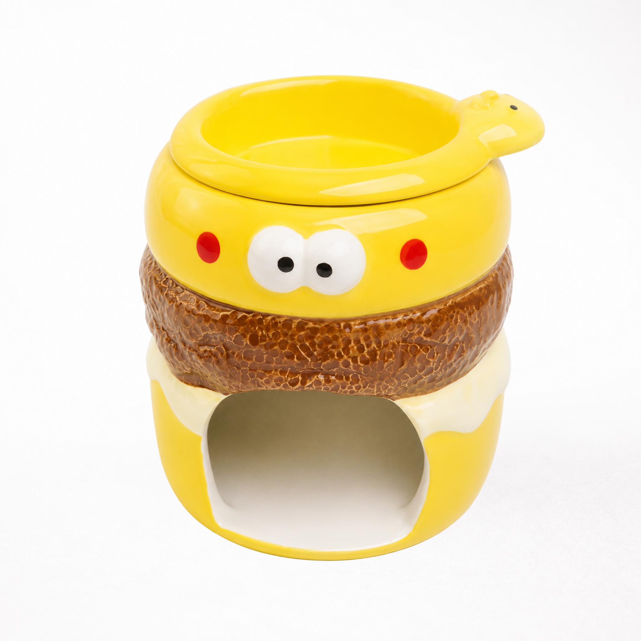 Cute Ceramic Hamster Hideout & Food Bowl