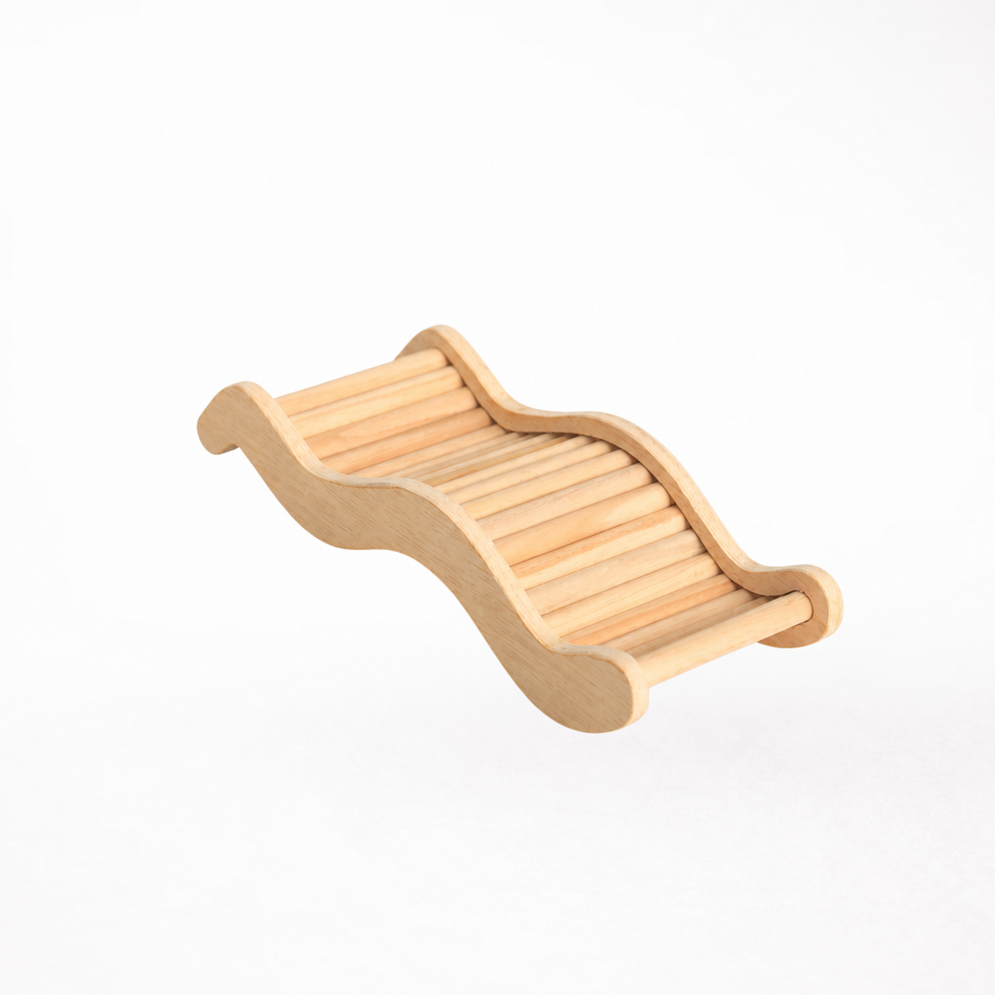 Wooden Wave Climbing Ladder