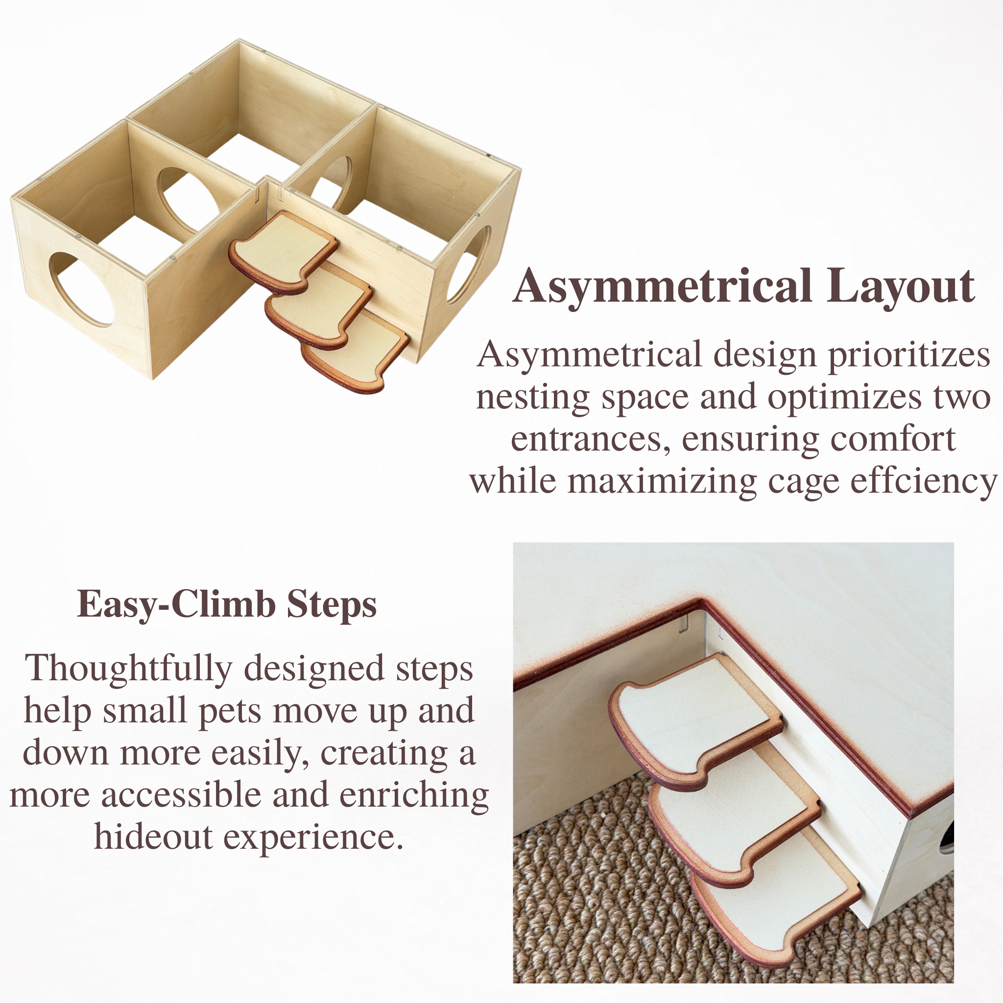 WildPalz Toast Loft - Multi-Chamber Hideout