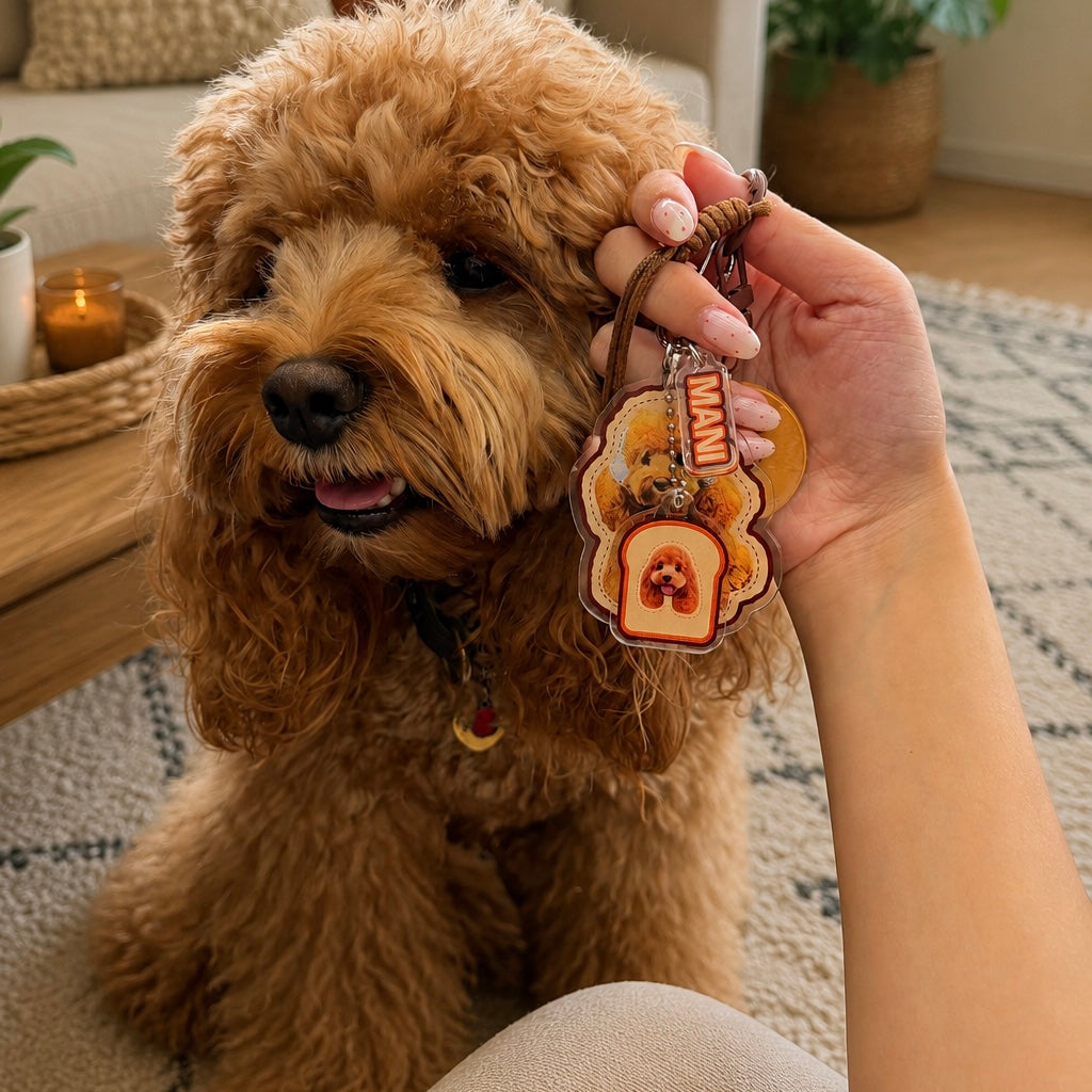 Custom Pet Photo Keychain
