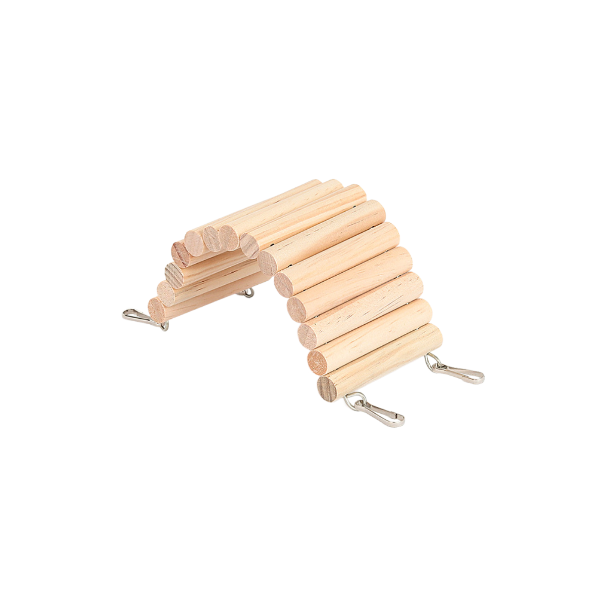 Wooden Flexible Climbing Bridge