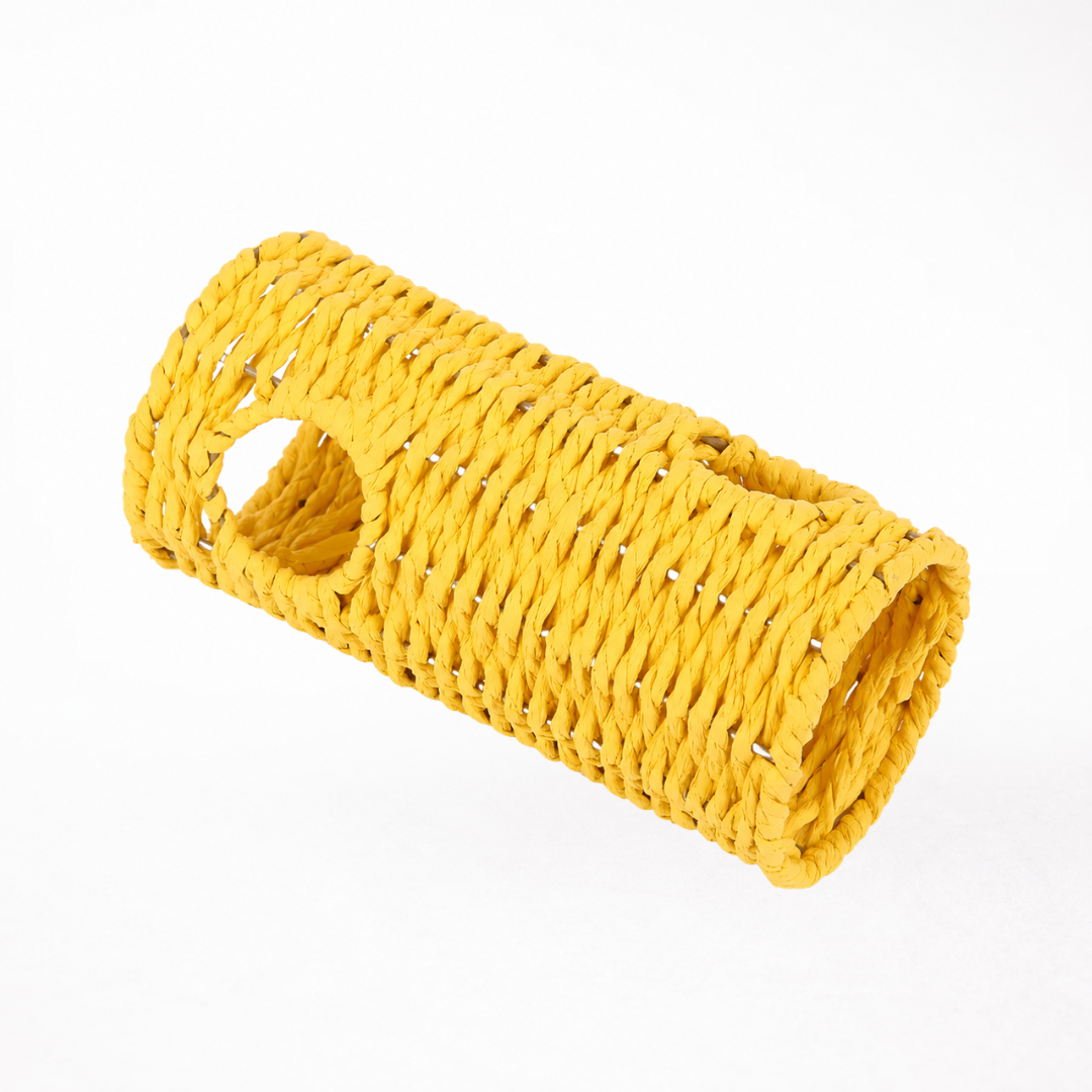 Colorful Paper Rope Hamster Tunnel