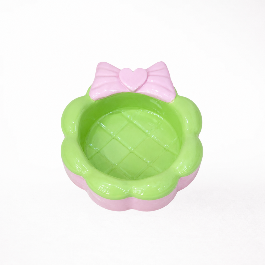Waffle Ice Cream Hamster Food & Water Bowl