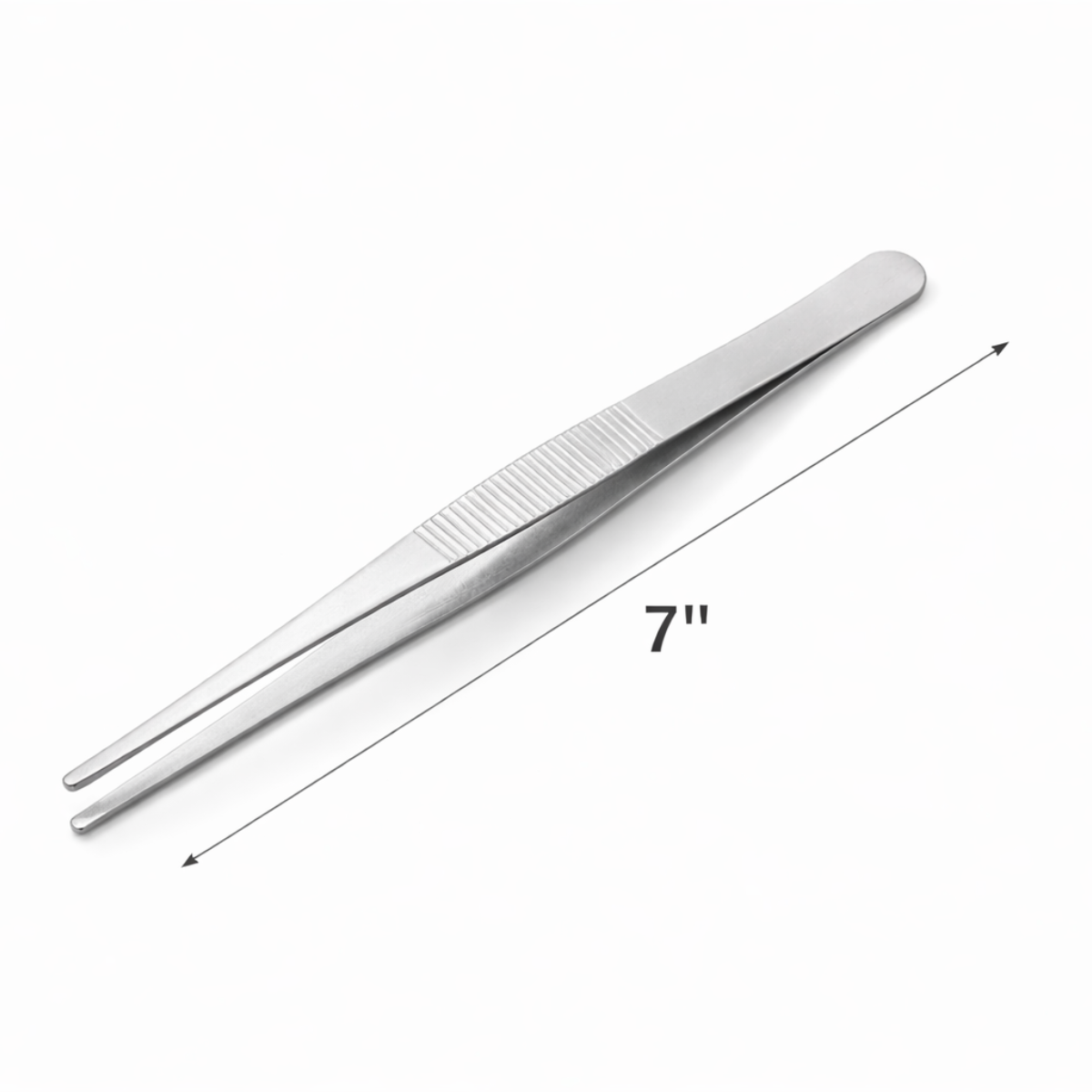 Stainless Steel Straight Feeding Tweezers