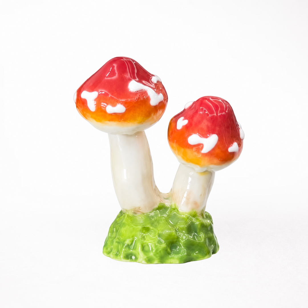 Forest Mushroom Mini Decor for Hamster Enclosures