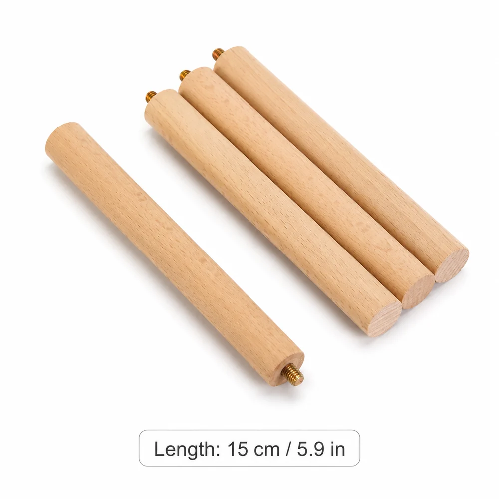 Wooden Hamster Platform Legs (Set of 4)
