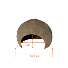 Natural Coconut Reptile Hideout