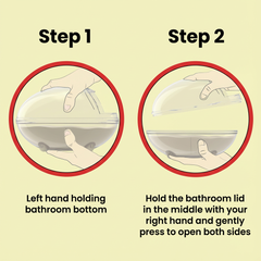 Clear Dino-Inspired Sand Bath for Hamsters & Small Pets