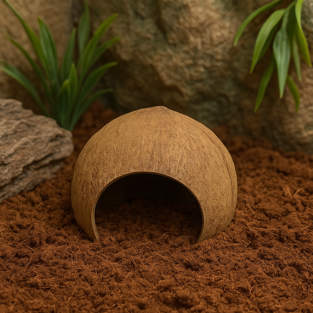 Natural Coconut Reptile Hideout