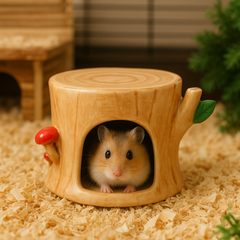 Ceramic Tree Stump Hideout