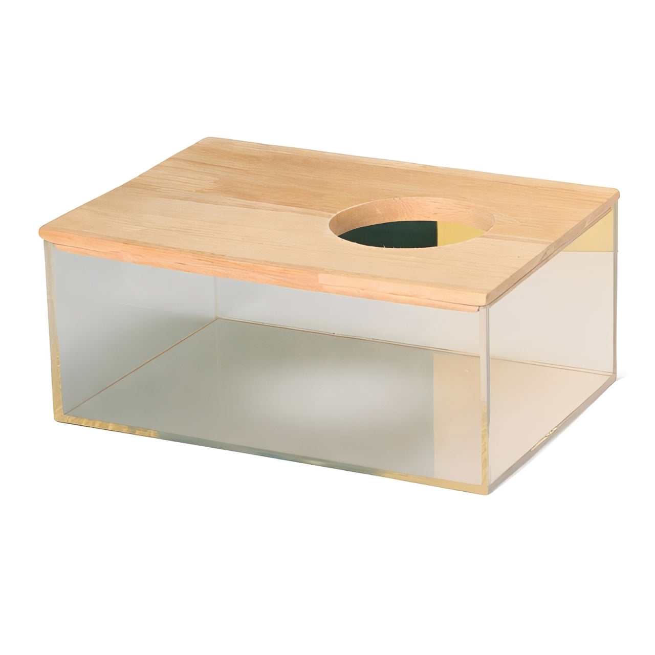 Rectangular Acrylic Sand Bath for Hamsters & Small Animals