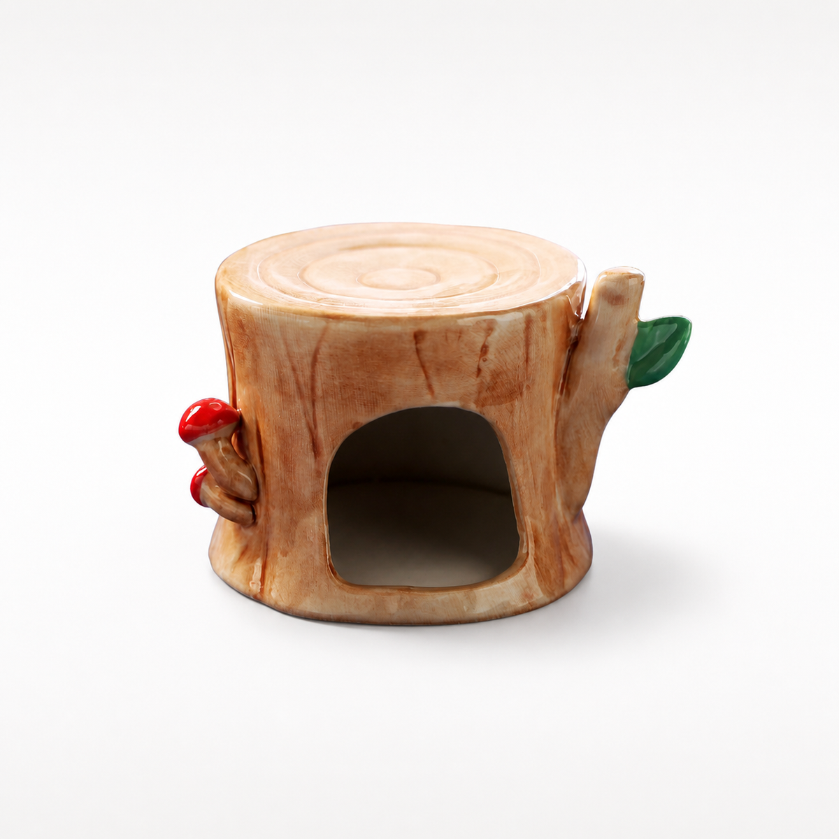 Ceramic Tree Stump Hideout