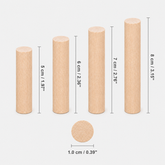 Natural Beech Wood Sticks for Hamster DIY Cage Accessories