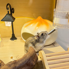 Pan-Fried Bun Ceramic Hamster Hideout