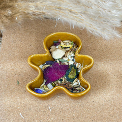Gingerbread Man Ceramic Bowl