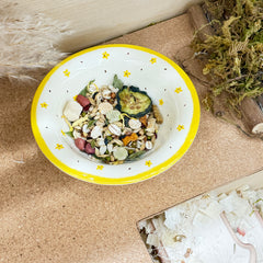 Cute ceramic food bowl with Donut & Cake designs.