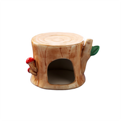 Ceramic Tree Stump Hideout