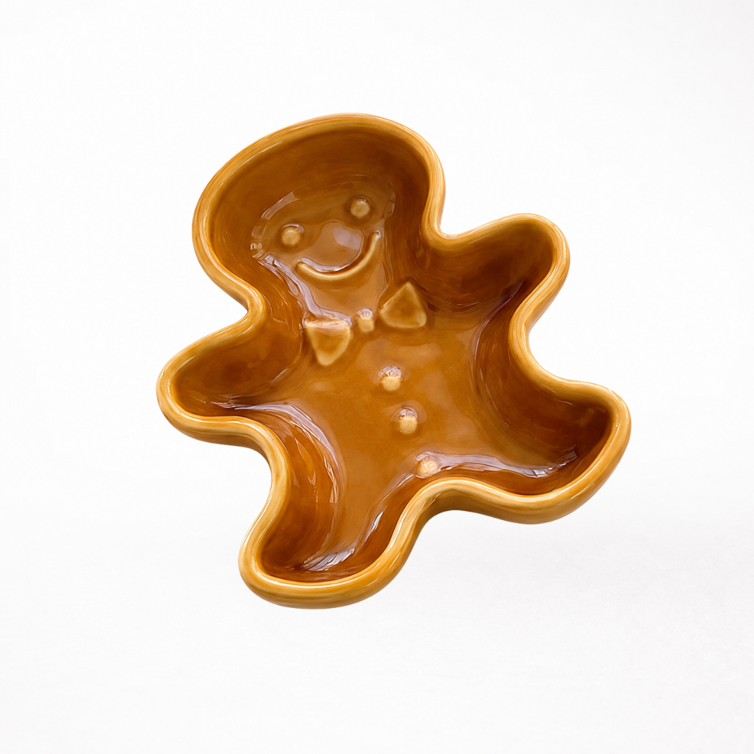 Gingerbread Man Ceramic Bowl