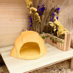 Croissant Ceramic Hamster Hideout