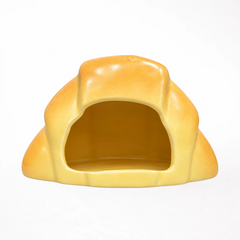 Croissant Ceramic Hamster Hideout