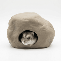 Stone Nest Ceramic Hamster Hideout