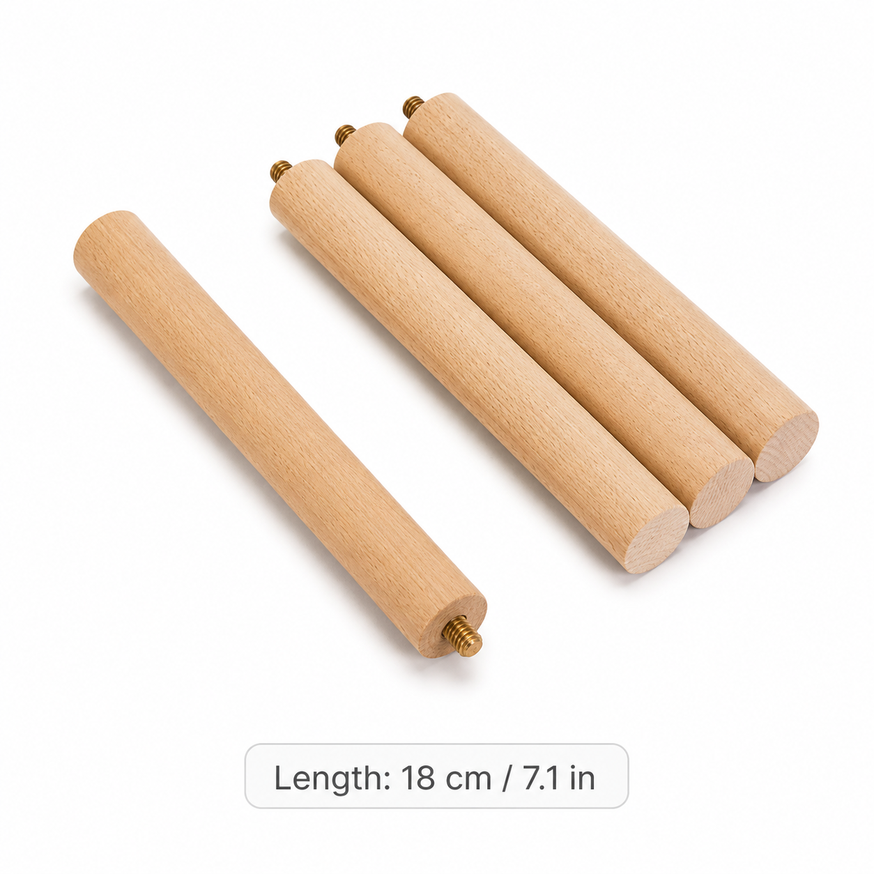 Wooden Hamster Platform Legs (Set of 4)