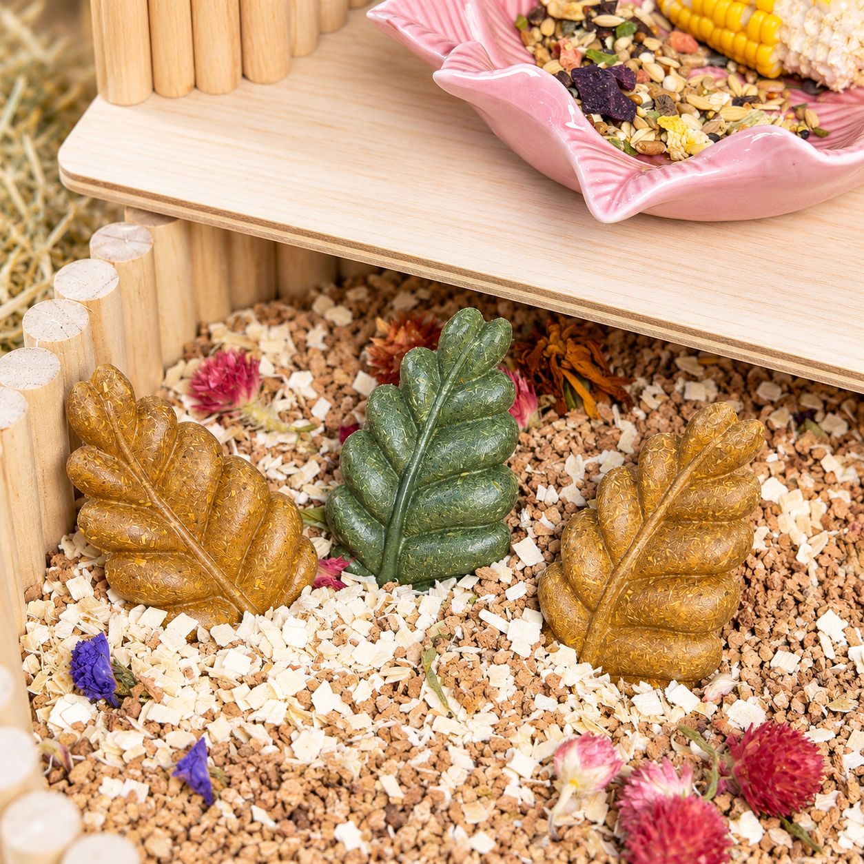 Leaf-Shaped Chew Treats